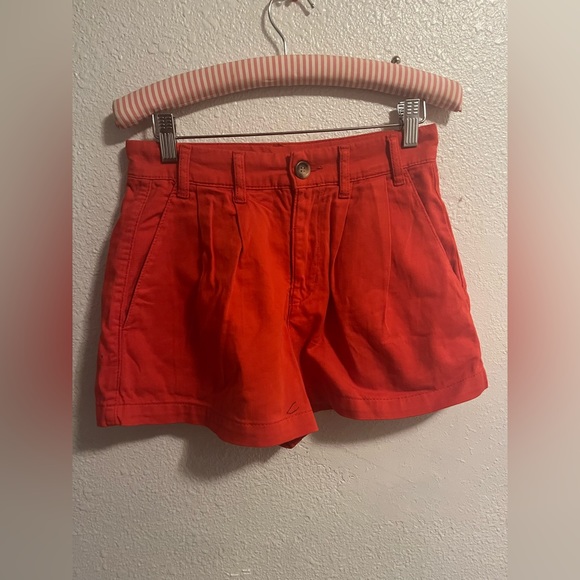 New Free People Shorts Size 0 in a Red/Orange - Picture 1 of 3